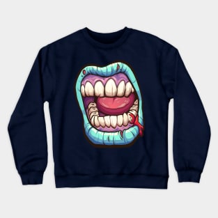 Zombie mouth Crewneck Sweatshirt